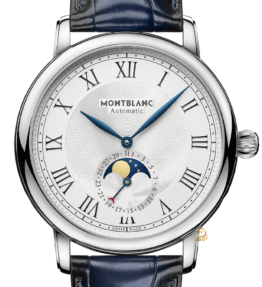 Montblanc 萬寶龍 明星傳承系列月相腕錶 MB126079 <H6>年份：2022年台灣公司貨 <br>錶況：99%近新品</H6>