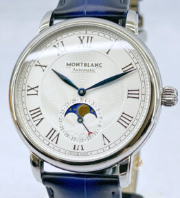 Montblanc 萬寶龍 明星傳承系列月相腕錶 MB126079 <H6>年份：2022年台灣公司貨 <br>錶況：99%近新品</H6>