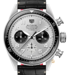 TAG HEUER AUTAVIA 60週年飛返計時腕錶瑞士天文台認證腕錶 CBE511B.FC8279 台灣公司貨